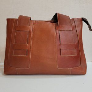 Tan Leather caramel color Handbag